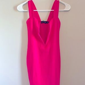 Sexy HOT PINK PrettyLittleThing Bodycon Dress